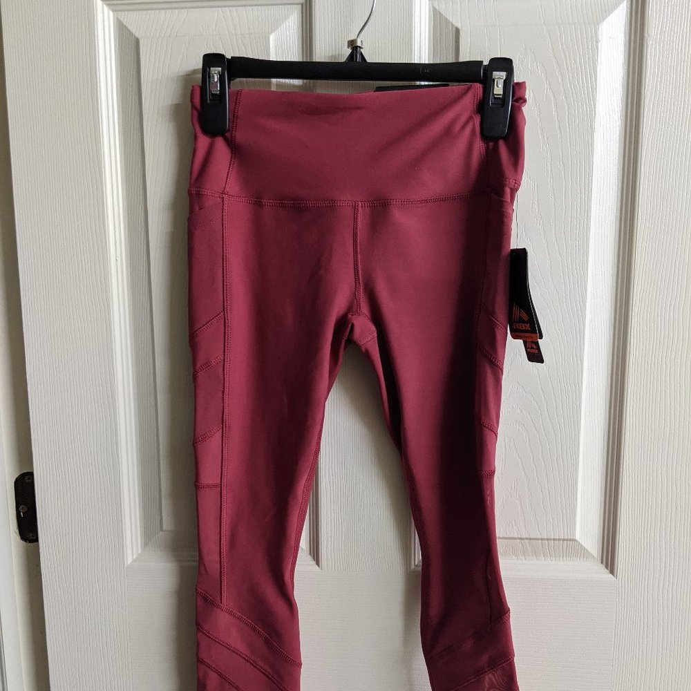 Capri Length Red Leggings